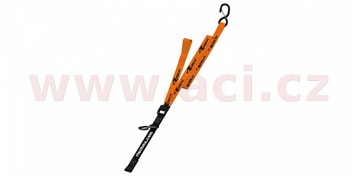upínací popruhy s rychloupínací spojkou (šířka 38 mm / délka 2 m / nosnost 550 kg), RTECH (1 pár, oranžový)